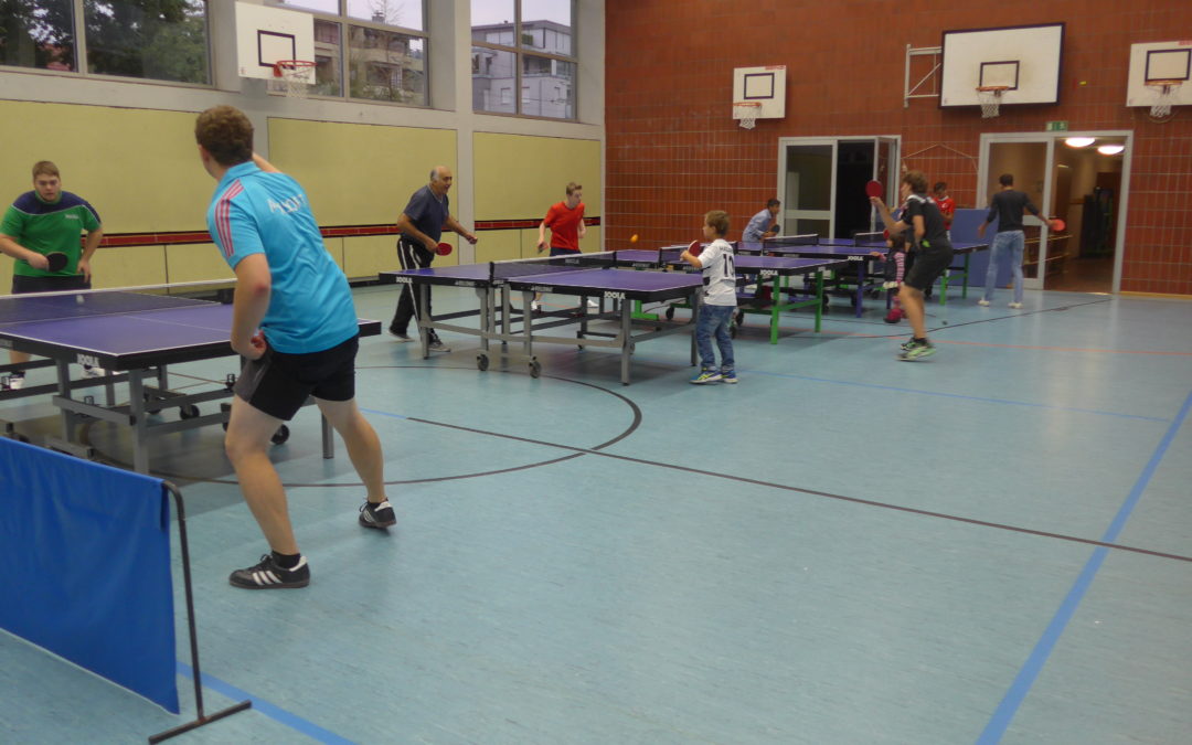 Kostenloses Tischtennis-Spielen für Jedermann!